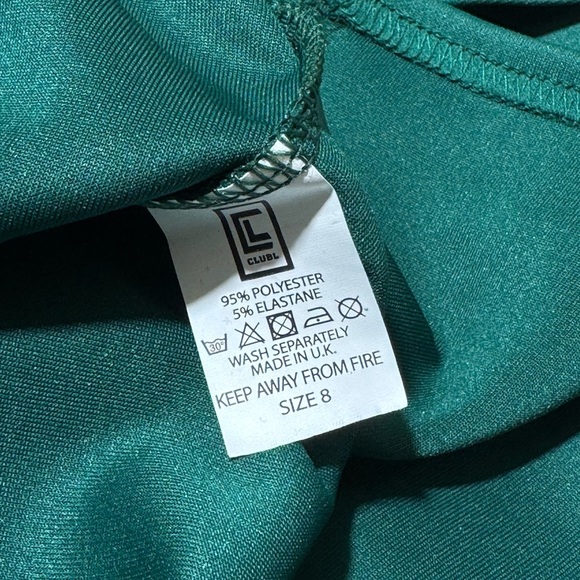 Club L London Green Cape Dress - Picture 10 of 16